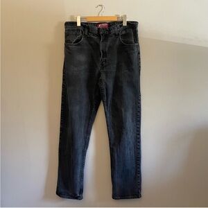Vintage Arizona Jean Company Faded Black Relaxed Straight Leg Denim – 36x34 GUC